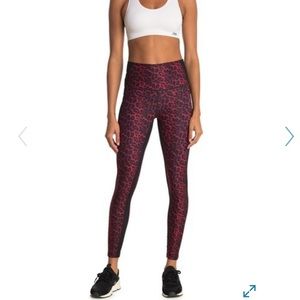 Wear It To Heart red leopard leggings